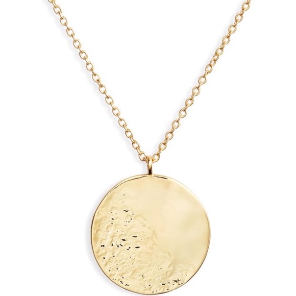 Gorjana Shaye Hammered Coin Necklace - Picture 1 of 5